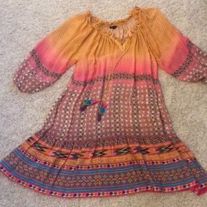 Anthropologie BoHo beaded dress sz. Med
